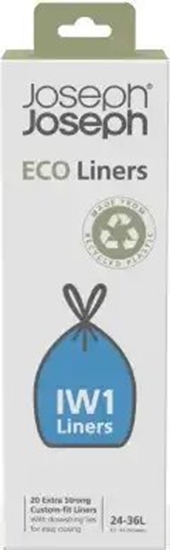 Picture of Joseph Joseph IW1 24-36L Grey Recycled Bin Liners