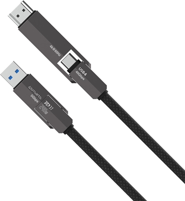Attēls no Kabel 4smarts ComboCord USB4 HDMI 240W 1.5m czarny