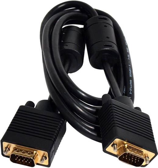 Изображение Kabel Art D-Sub (VGA) - D-Sub (VGA) 3m czarny (KABSVGA M/M 3M AL-OEM-2A)