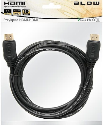 Picture of Kabel Blow HDMI - HDMI 3m czarny (92-213#)