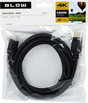 Picture of Kabel Blow HDMI - HDMI 3m czarny (92-662#)