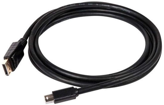 Изображение Kabel Club 3D DisplayPort Mini - DisplayPort 2m czarny (CAC-2163)