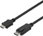 Picture of Kabel Deltaco Kabelis DELTACO DisplayPort  HDMI, 4K UHD, 1m, juodas / DP-3010-K / R00110011