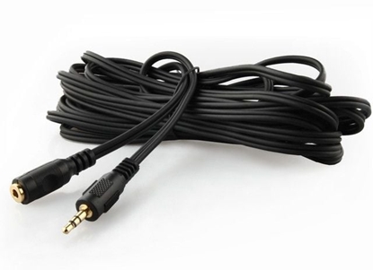 Picture of Kabel Gembird Jack 3.5mm - Jack 3.5mm 5m czarny (CCA421S5M)