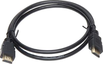 Attēls no Kabel HDMI - HDMI 1m czarny (HDMI-1.0)