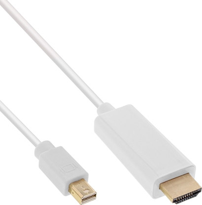 Attēls no Kabel InLine DisplayPort Mini - HDMI 2m biay (17172I)