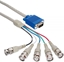 Attēls no Kabel InLine D-Sub (VGA) - BNC x5 5m szary (17555)