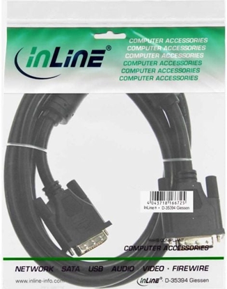Picture of Kabel InLine DVI-D - DVI-D 2m czarny (17773)