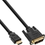 Picture of Kabel InLine HDMI - DVI-D 1m czarny (17661P)