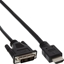 Attēls no Kabel InLine HDMI - DVI-D 3m czarny (17663E)