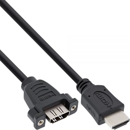 Picture of Kabel InLine HDMI - HDMI 0.6m czarny (17500B)