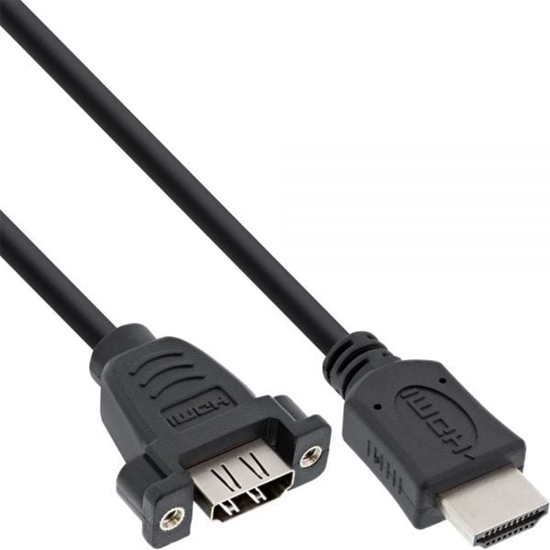 Picture of Kabel InLine HDMI - HDMI 0.6m czarny (17500B)