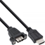 Attēls no Kabel InLine HDMI - HDMI 0.6m czarny (17500B)