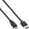 Picture of Kabel InLine HDMI Mini - HDMI 1.8m czarny (17502C)