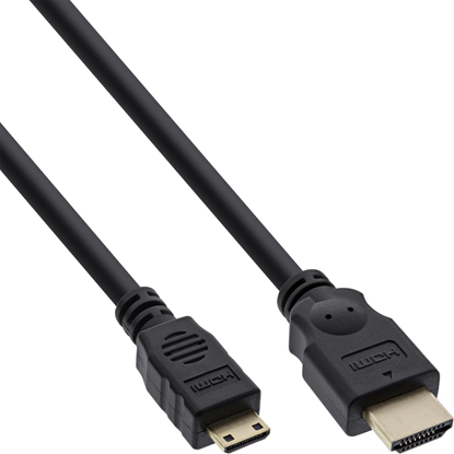 Picture of Kabel InLine HDMI Mini - HDMI 3m czarny (17453P)