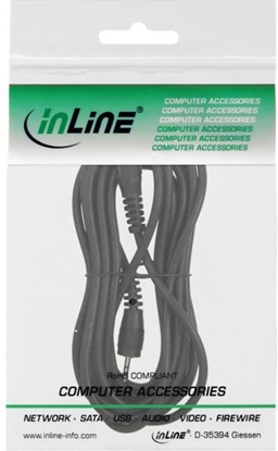 Picture of Kabel InLine Jack 2.5mm - Jack 2.5mm 3m czarny (99936E)