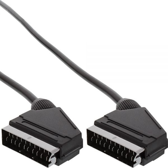 Picture of Kabel InLine Scart - Scart 3m czarny (89973)