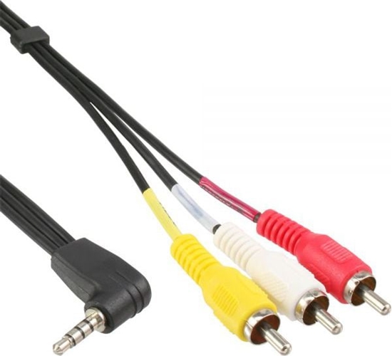 Picture of Kabel Intos Jack 3.5mm - RCA (Cinch) x3 1.5m czarny (89600)