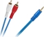 Picture of Kabel Jack 3.5mm - RCA (Cinch) x2 1.8m niebieski (KPO2749-1,8)