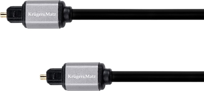 Изображение Kabel Kruger&Matz Toslink - Toslink 0.5m czarny (KM1219)