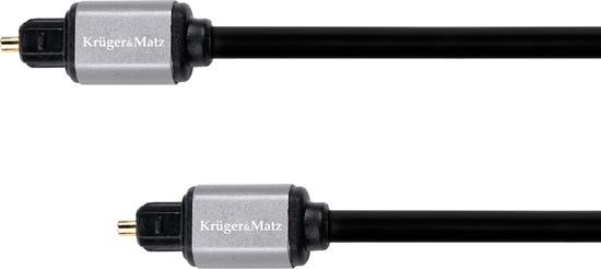 Изображение Kabel Kruger&Matz Toslink - Toslink 5m czarny (KM1225)