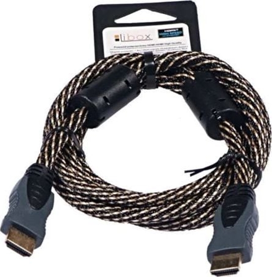 Picture of Kabel Libox HDMI - HDMI 1.8m zoty (LB0039)