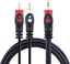 Изображение Kabel Libox Jack 3.5mm - RCA (Cinch) x2 1.5m czarny (LB0022)