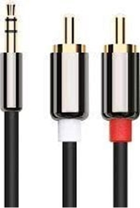 Attēls no Kabel Libox Jack 3.5mm - RCA (Cinch) x2 3m srebrny (LB0093)