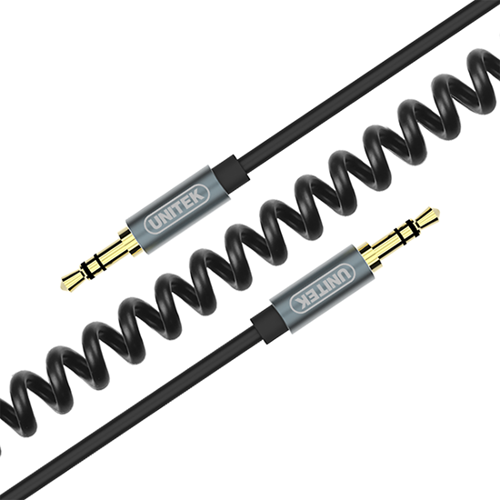 Picture of Kabel Unitek Jack 3.5mm - Jack 3.5mm 1.5m czarny (Y-C922ABK)