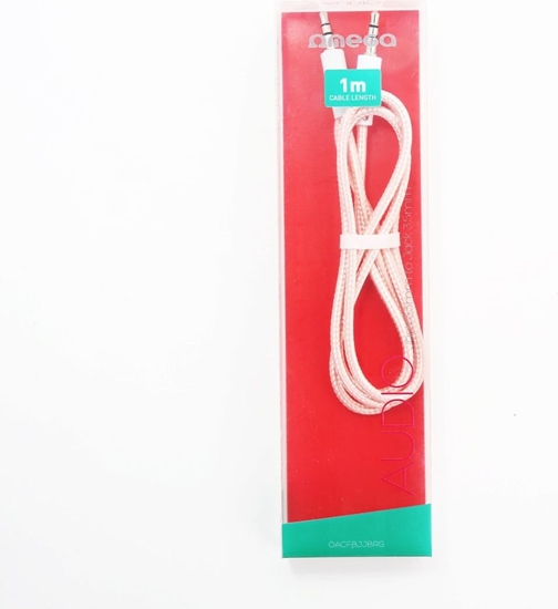 Picture of Kabel Platinet Jack 3.5mm - Jack 3.5mm 1m róowy (OACFBJJBRG)