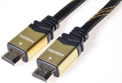 Attēls no Kabel PremiumCord HDMI - HDMI 10m zoty (kphdmet10)
