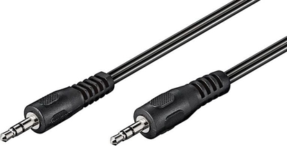 Изображение Kabel PremiumCord Jack 3.5mm - Jack 3.5mm 3m czarny (kjackmm3)