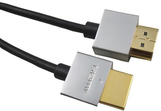 Picture of Kabel PremiumCord Kabel Slim HDMI kabel, 1m, High Speed + Ethernet (v1.4), zocone zcza