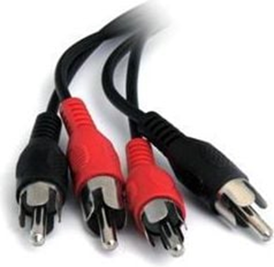 Picture of Kabel PremiumCord RCA (Cinch) x2 - RCA (Cinch) x2 2m czarny (kjackcmm2-2)