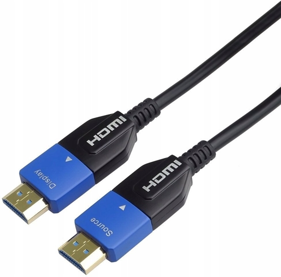 Изображение Kabel PremiumCord Ultra High Speed HDMI 2.1 optyczny kabel 8K@60Hz 4K@120Hz 30m zocony