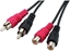 Picture of Kabel RCA (Cinch) x2 - RCA (Cinch) x2 3m czarny (KPO2661)