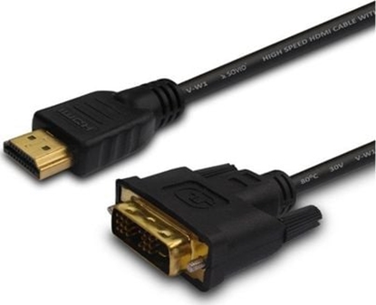 Picture of Kabel Savio HDMI - DVI-D 1.5m czarny (SAVIOCL10)