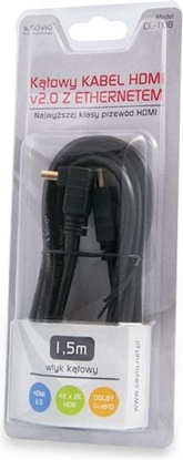 Attēls no Kabel Savio HDMI - HDMI 1.5m czarny (CL-108)