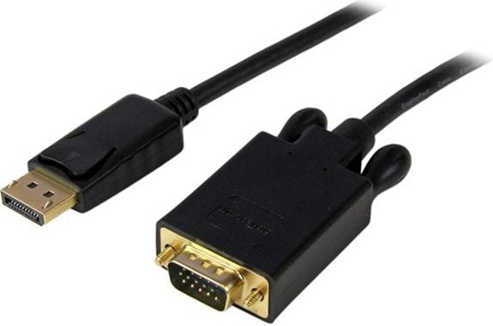 Picture of Kabel StarTech DisplayPort - D-Sub (VGA) 1.8m czarny (DP2VGAMM6B)