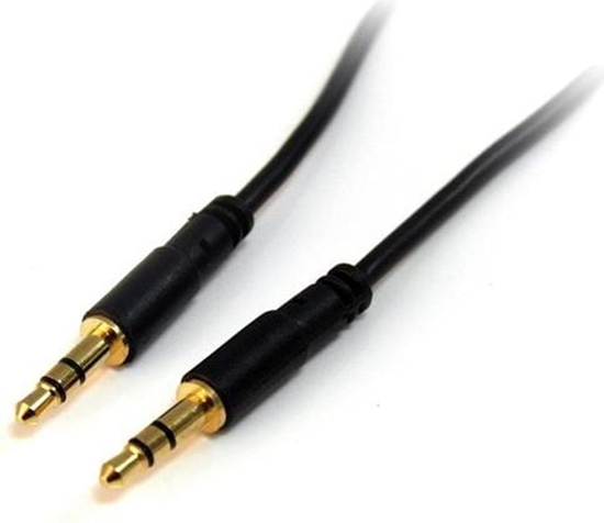 Изображение Kabel StarTech Jack 3.5mm - Jack 3.5mm 0.9m czarny (MU3MMS)