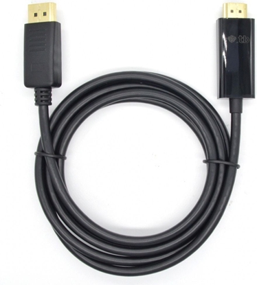 Attēls no Kabel TB Print DisplayPort - HDMI 1.8m czarny (AKTBXVDMHMDP18B)