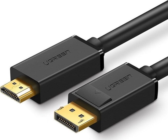 Изображение Kabel Ugreen DisplayPort - HDMI 2m czarny (10202)
