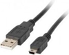 Изображение Kabel USB 2.0 mini AM-BM5P 1.8M czarny (CANON) Ferryt 
