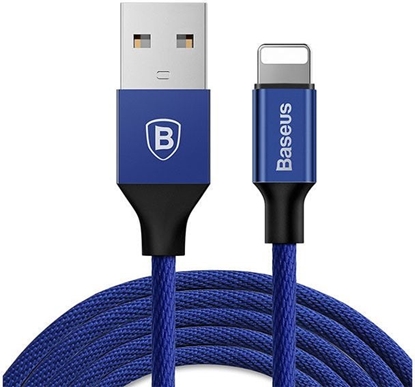 Attēls no Kabel USB Baseus USB-A - Lightning 1.2 m Niebieski (25264-uniw)
