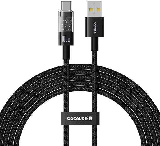 Изображение Kabel USB Baseus USB-A - USB-C 2 m Czarny (P10373002111-01)