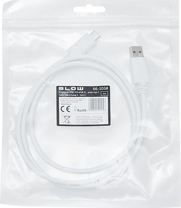 Attēls no Kabel USB Blow USB-A - 1 m Biay (66-103#)