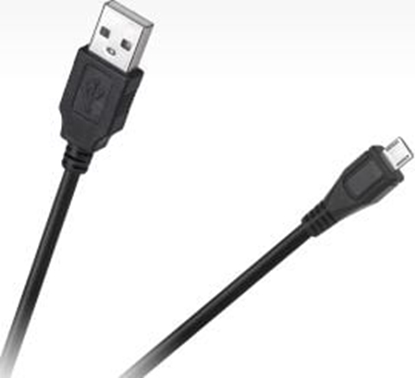 Attēls no Kabel USB Deco-Line USB-A - microUSB 1 m Czarny (4959)