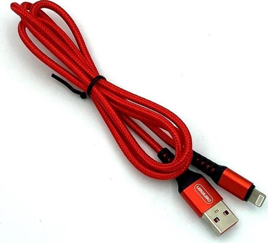Изображение Kabel USB Denmen USB-A - microUSB 1 m Czerwony (29354)