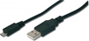 Изображение Kabel USB Digitus USB-A - microUSB 1 m Czarny (AK300110010S)