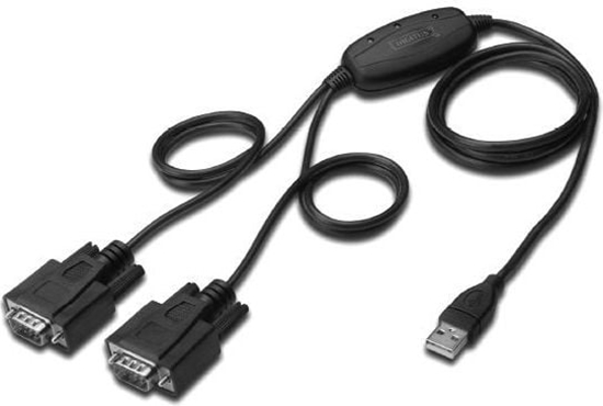 Picture of Kabel USB Digitus USB-A - RS-232 1.5 m Czarny (DA70158)